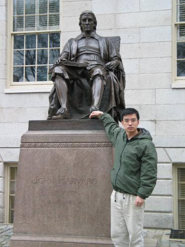 2003 Harvard campus - secret of Peng's successful academic life